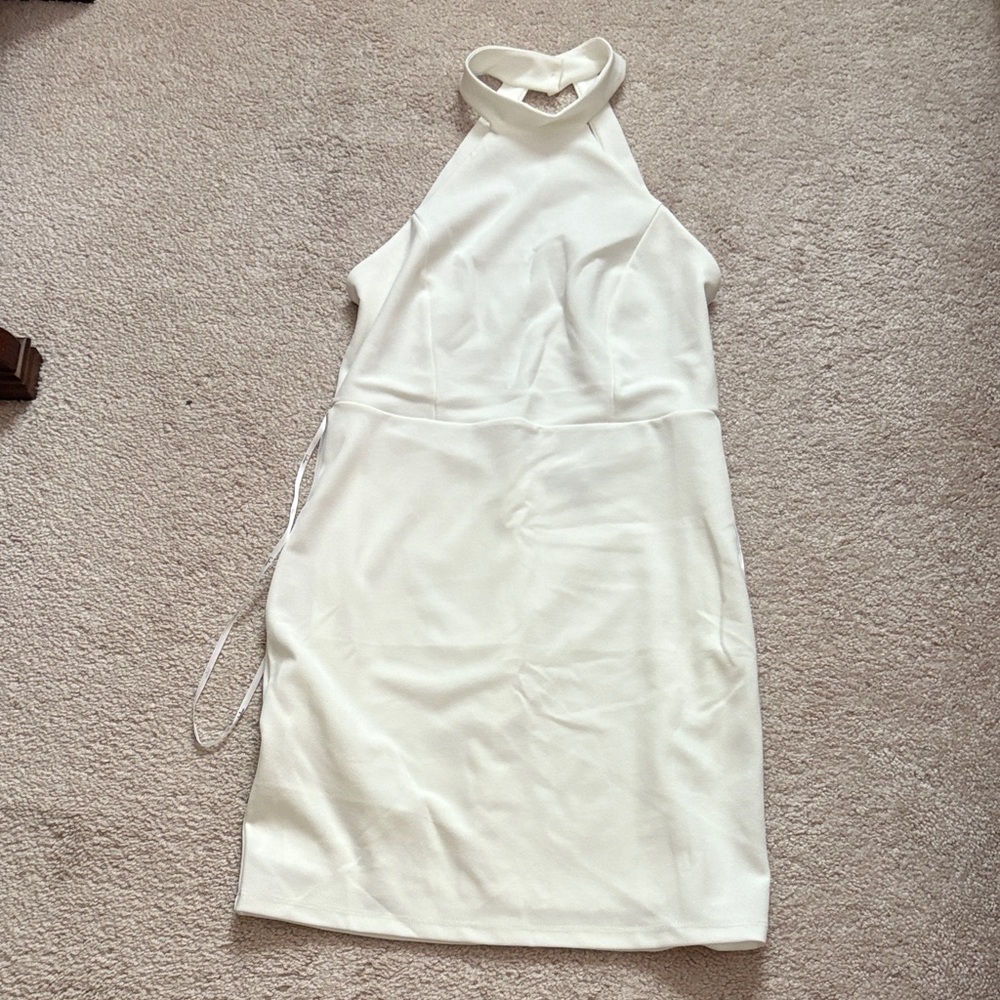 Lulu’s High Neck Halter Dress